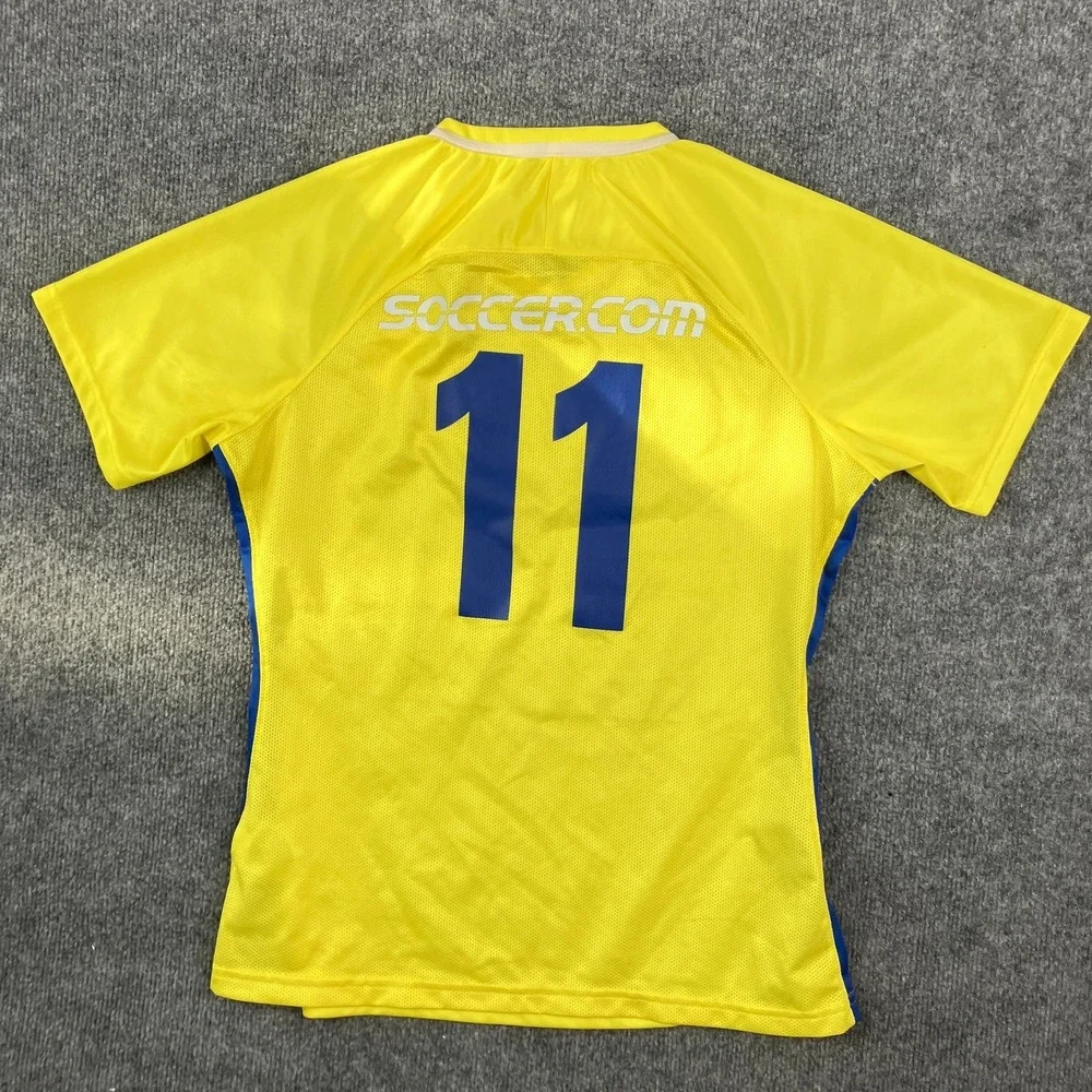 Nike Soccer Jersey Womens‎ Large Yellow Chelsea FC Yokohama Short Sleeve